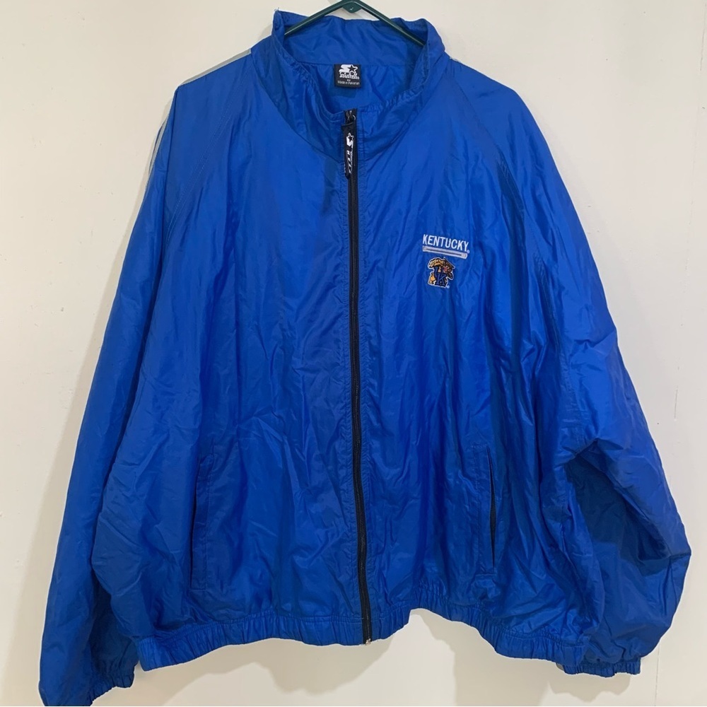 Vintage Kentucky Wildcats Team Starter Jacket Embroidered Full Zip Size 3X